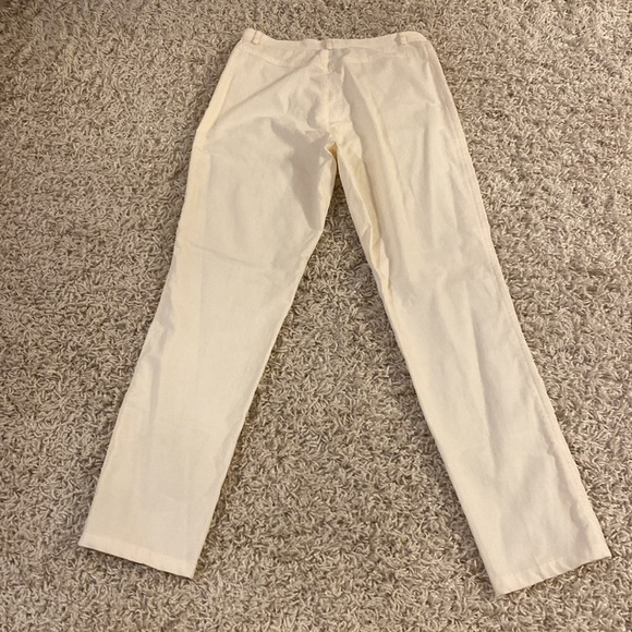 Ralph Lauren black label cream velvet pants size 6 - Picture 4 of 5
